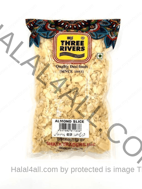 Three Rivers Almond Sliced 400 gm