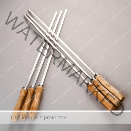 Three Rivers BBQ Skewers STST W / Handle