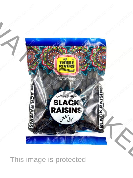 Three Rivers Black Raisins 200 gm