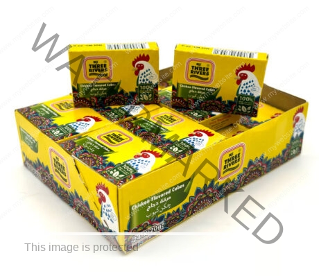 Three Rivers Chicken Flavored Cubes 24 x 20 gm
