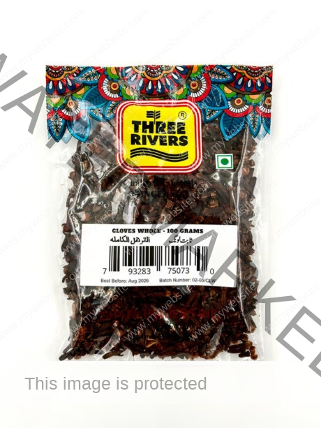 Three Rivers Cloves Whole 100 gm