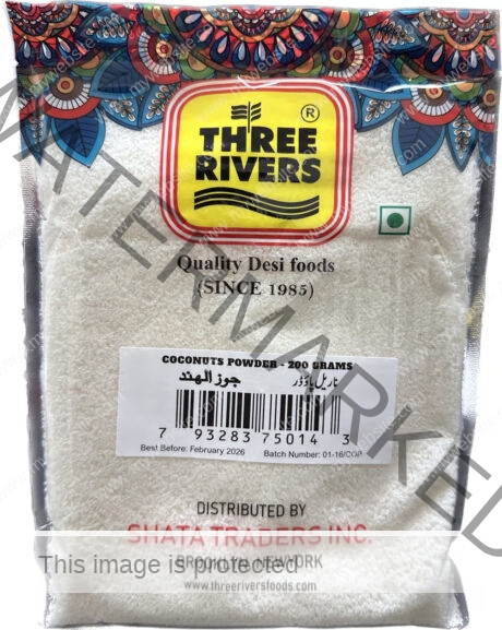 Three Rivers Coconut Powder 200 gm