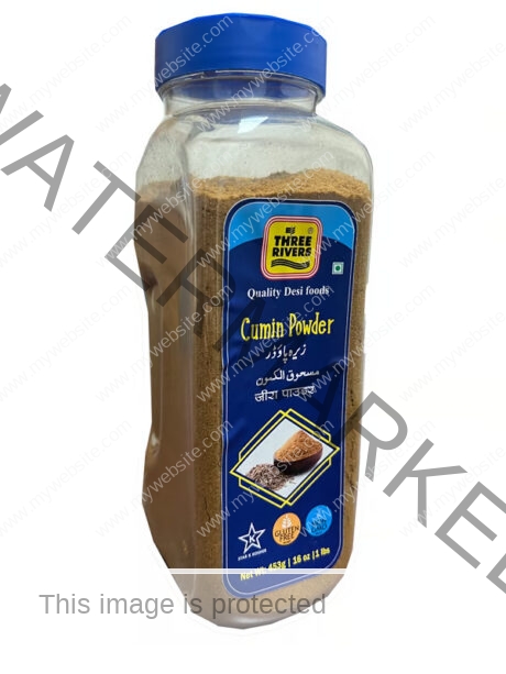 Three Rivers Cumin Powder 453 gm JAR