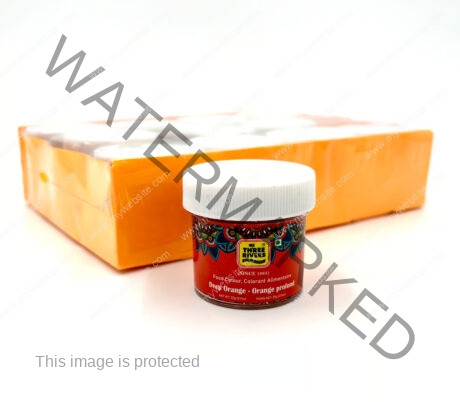 Three Rivers Deep Orange Food Color 25 gm