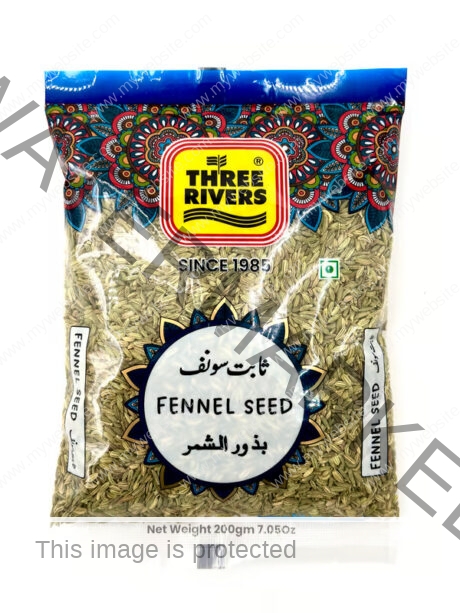 Three Rivers Fennel Seeds 200 gm