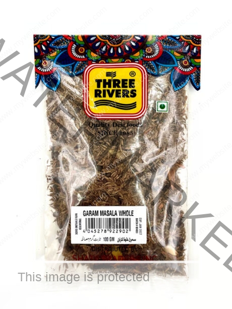 Three Rivers Garam Masala Whole 100 gm