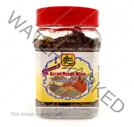 Three Rivers Garam Masala Whole 200 gm JAR