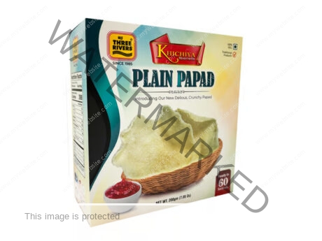 Three Rivers Rice Papad PLAIN 200 gm