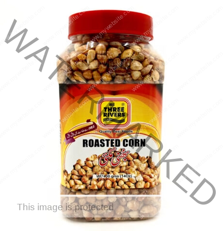 Three Rivers Roasted Corn 400 gm JAR