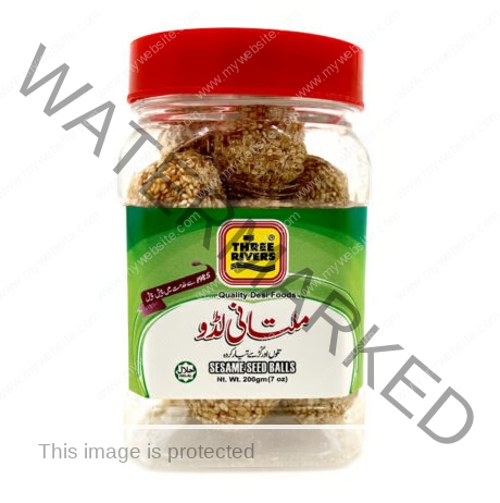 Three Rivers Sesame Seed Balls (LADOO)200 gm JAR