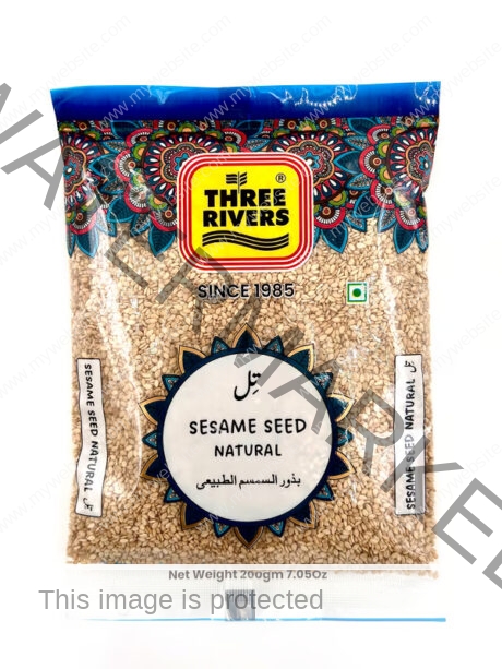 Three Rivers Sesame Seed Natural 200 gm