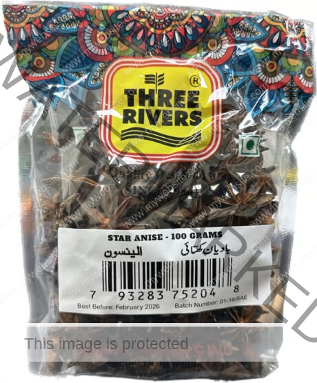 Three Rivers Star Anise Seeds 100 gm