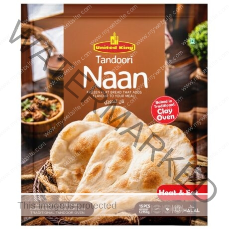 UNITED KING Tandoori Naan 15 pcs BOGO Pack