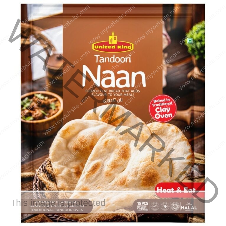 UNITED KING Tandoori Naan 15 pcs BOGO Pack