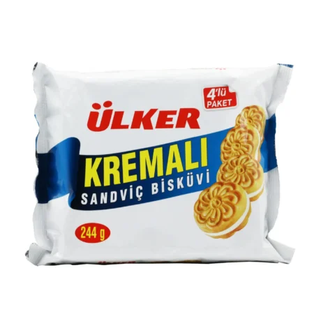 ULKER Cream Sandwich Biscuits 244 gm