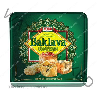 ZIYAD Assorted Baklava 700 gm Square