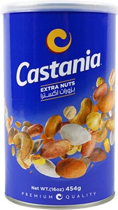 CASTANIA Extra Mixed Nuts 16 oz - Blue
