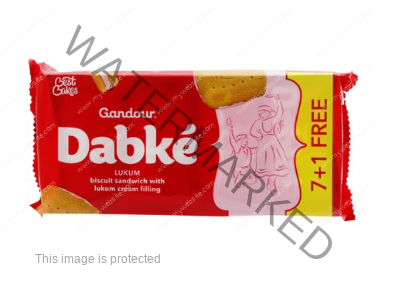 GANDOUR Dabke Lemon Cream Sandwich Cookies 8 pcs