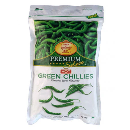 DEEP Green Chillies HOT 12 oz