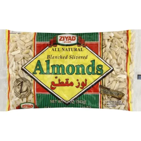 ZIYAD Blanched Almond Slivered 12 oz