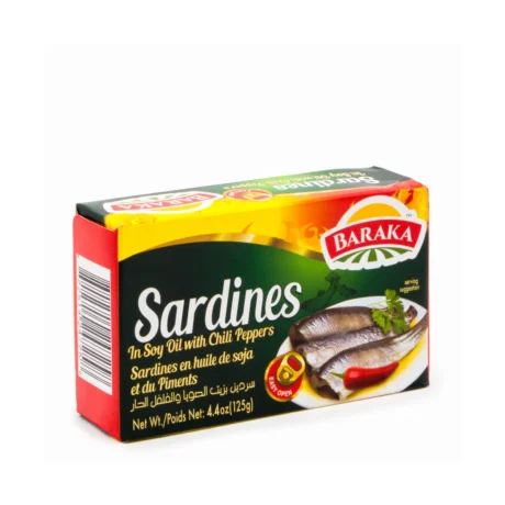 BARAKA Sardines in Soy Oil 125 gm
