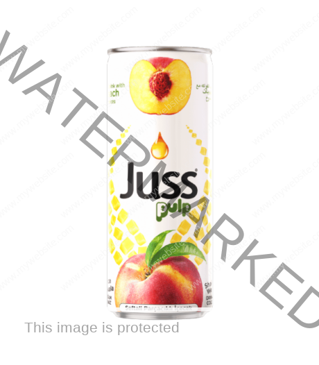 JUSS Pulpy Peach Fruit Drink CAN 250 ml