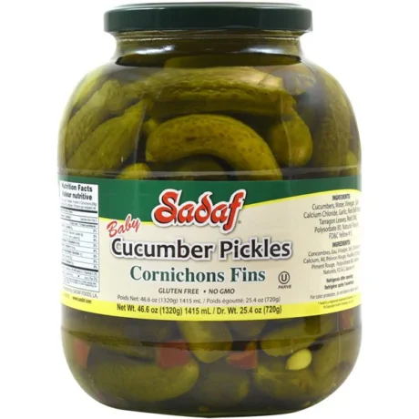 SADAF Baby Cucumber Pickles 46.6 oz