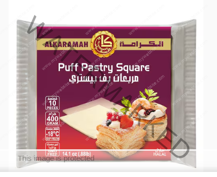 ALKARAMAH Puff Pastry Square 400 gm