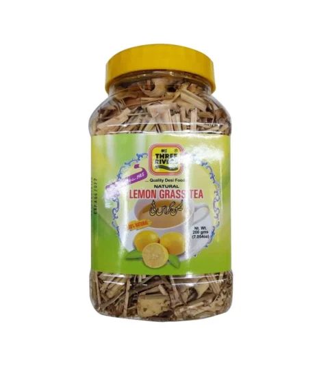 Three Rivers Lemon Grass Tea 200 gm JAR