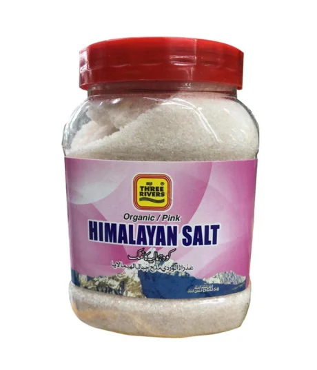 Three Rivers Organic Pink Salt JAR 600 gm