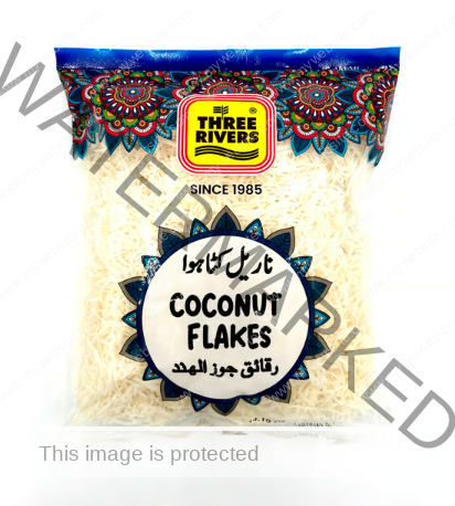 Three Rivers Coconut Flakes 200 gm