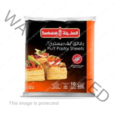 SUNBULAH Puff Pastry Sheets 400 gm 10"