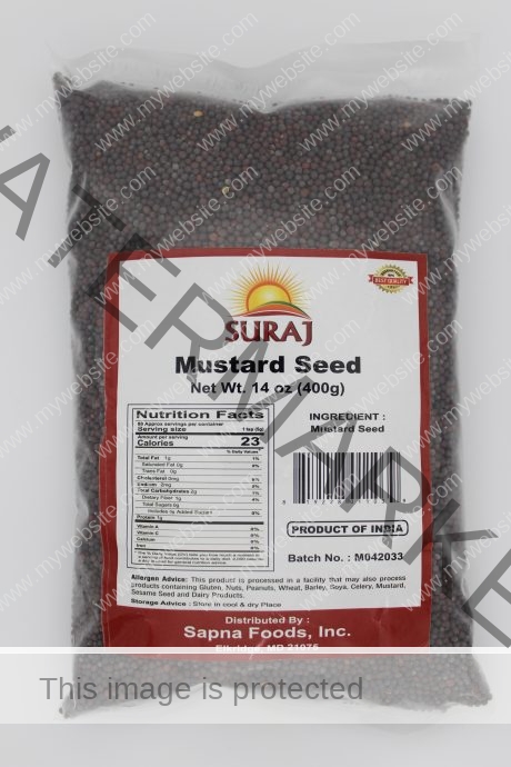 SURAJ Black Mustard Seed 400 gm