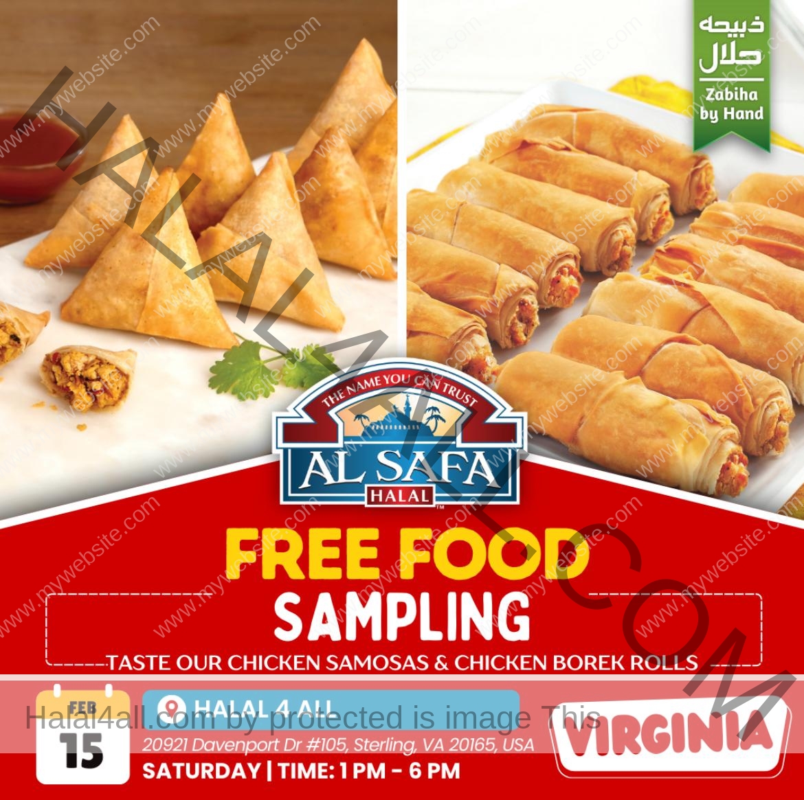Free Food Sampling Al Safa - Halal4AllShop
