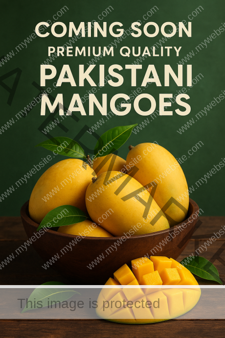 “Coming Soon” Premium Quality Pakistani Mangoes