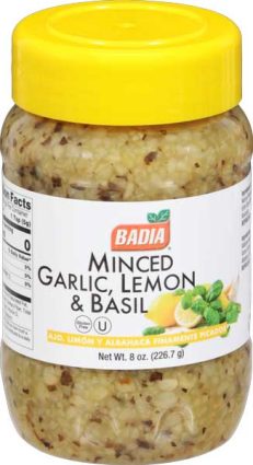 BADIA Garlic, Lemon & Basil minced 8 oz