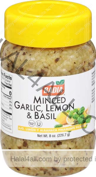 BADIA Garlic, Lemon & Basil minced 8 oz