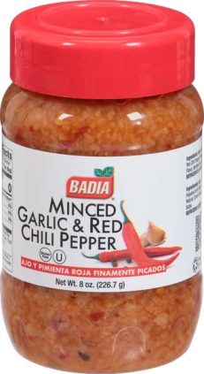 BADIA Garlic & Red pepper minced 8 oz
