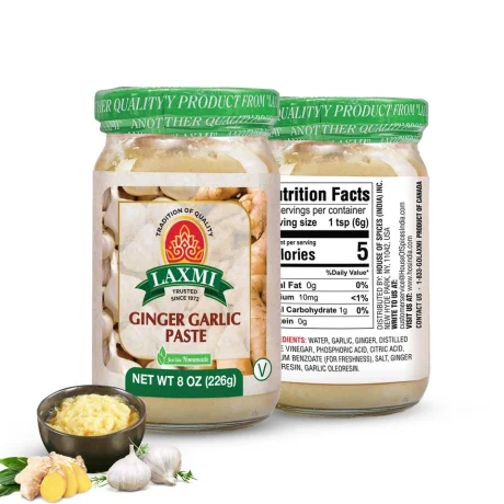 LAXMI Ginger garlic paste 8 oz
