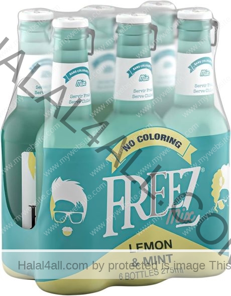 FREEZ MIX Case 12 Pack Lemon & Mint X 275 ml
