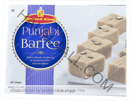 UNITED KING Punjabi Burfee 400 gm
