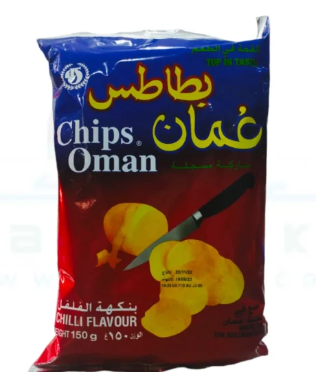OMAN Chilli Chips FP 150 gm