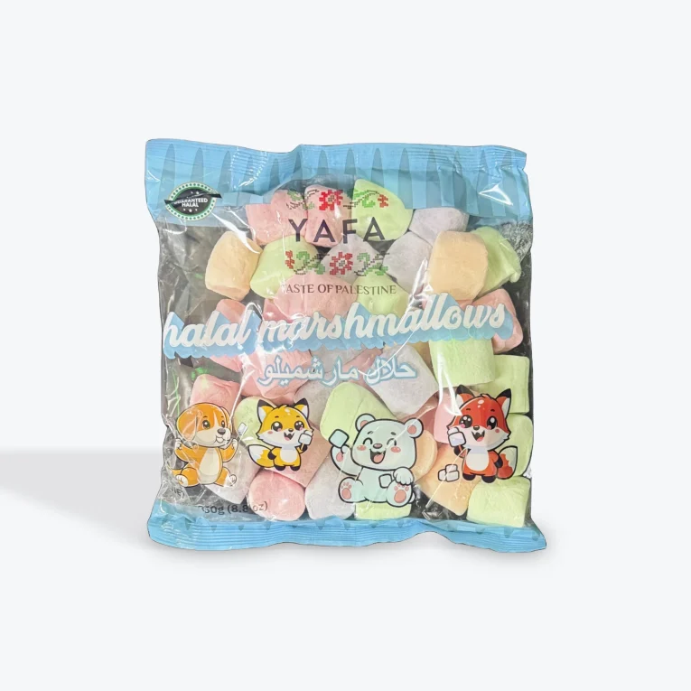 YAFA Halal Marshmallows COLORED 250 GM