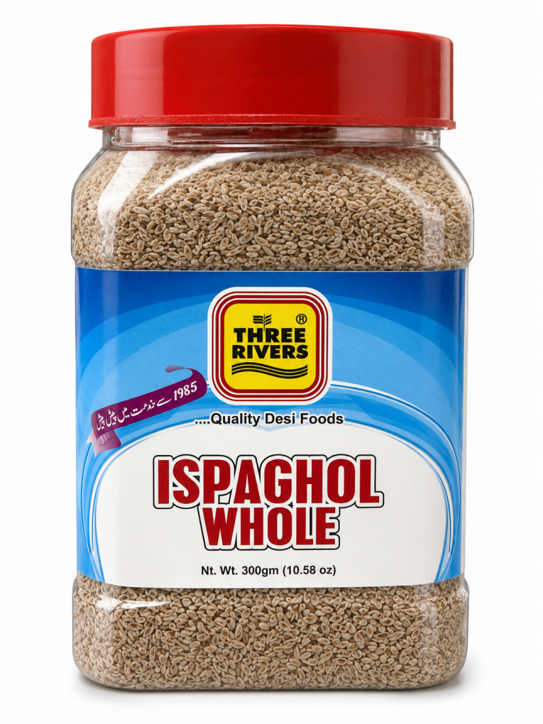 THREE RIVERS Ispagol Seed Raw 300 gm JAR