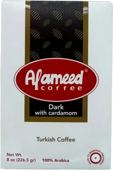 AL AMEED Dark Coffee W / Cardamom 8 oz