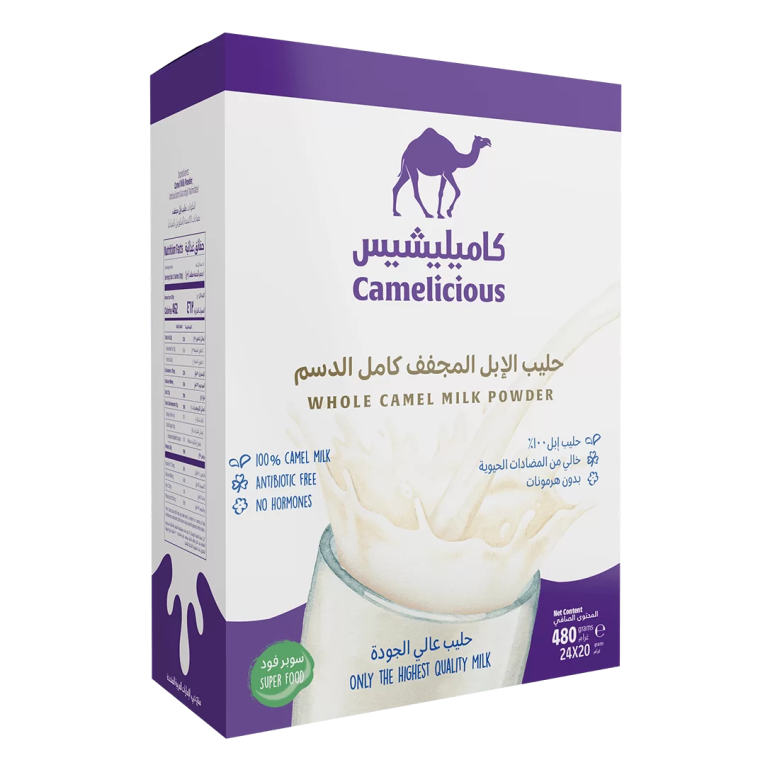 CAMELICIOUS Dry Whole Camel Milk 20 gm x 24 SACHET