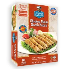 COLONEL KABAB Chicken Malai Seekh Kabab 312 gm