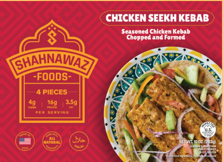 SHAHNAWAZ Chicken Seekh Kebab FP