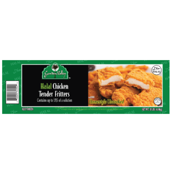 GARDEN VALLEY Chicken tender FRITTER 10 LB