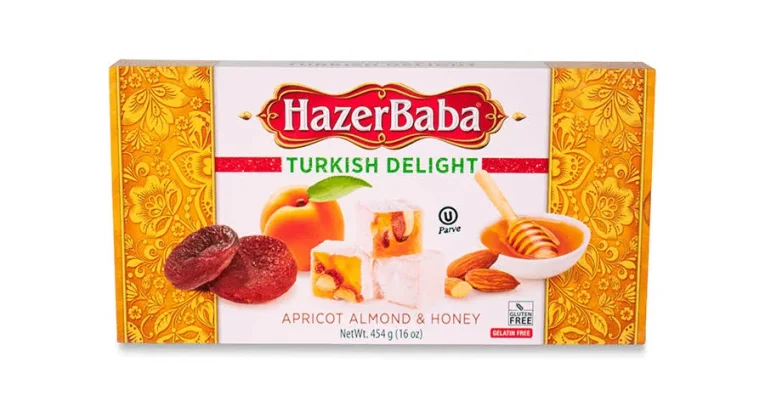 HAZERBABA Apricot Almond & Honey Turkish Delight 454 g